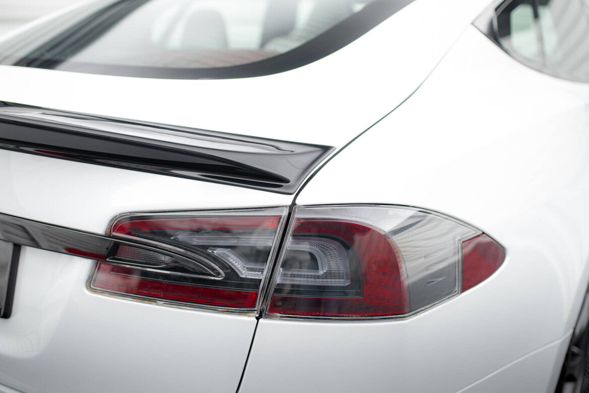 Heck Spoiler Aufsatz Abrisskante 3D für Tesla Model S Plaid Mk1 FL - Aerowerk.
