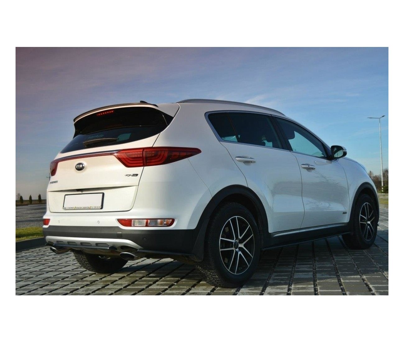 Heck Spoiler Aufsatz Abrisskante für Kia Sportage GT-Line