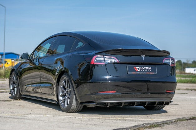 Heck Spoiler Aufsatz Abrisskante für Tesla Model 3