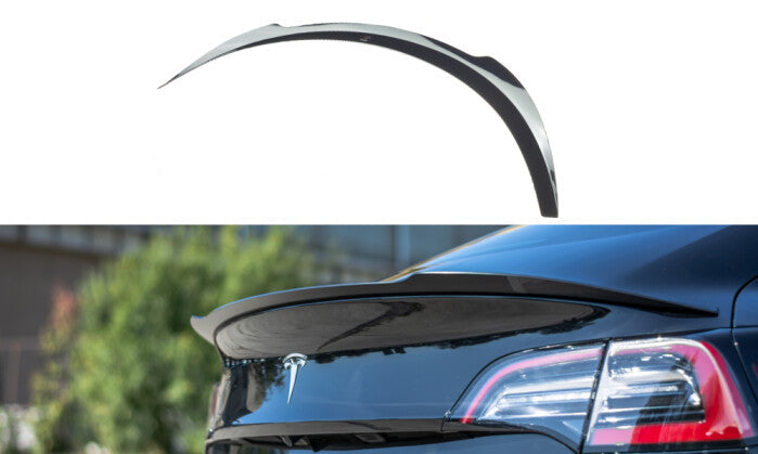 Heck Spoiler Aufsatz Abrisskante für Tesla Model 3