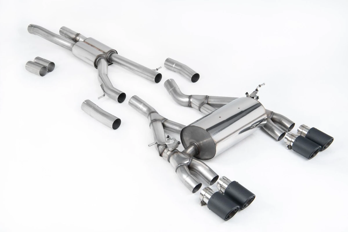 MILLTEK SPORT AUSPUFFANLAGE PASSEND FÜR BMW M3 F80 & M4 F82 (Ohne OPF) - Aerowerk.