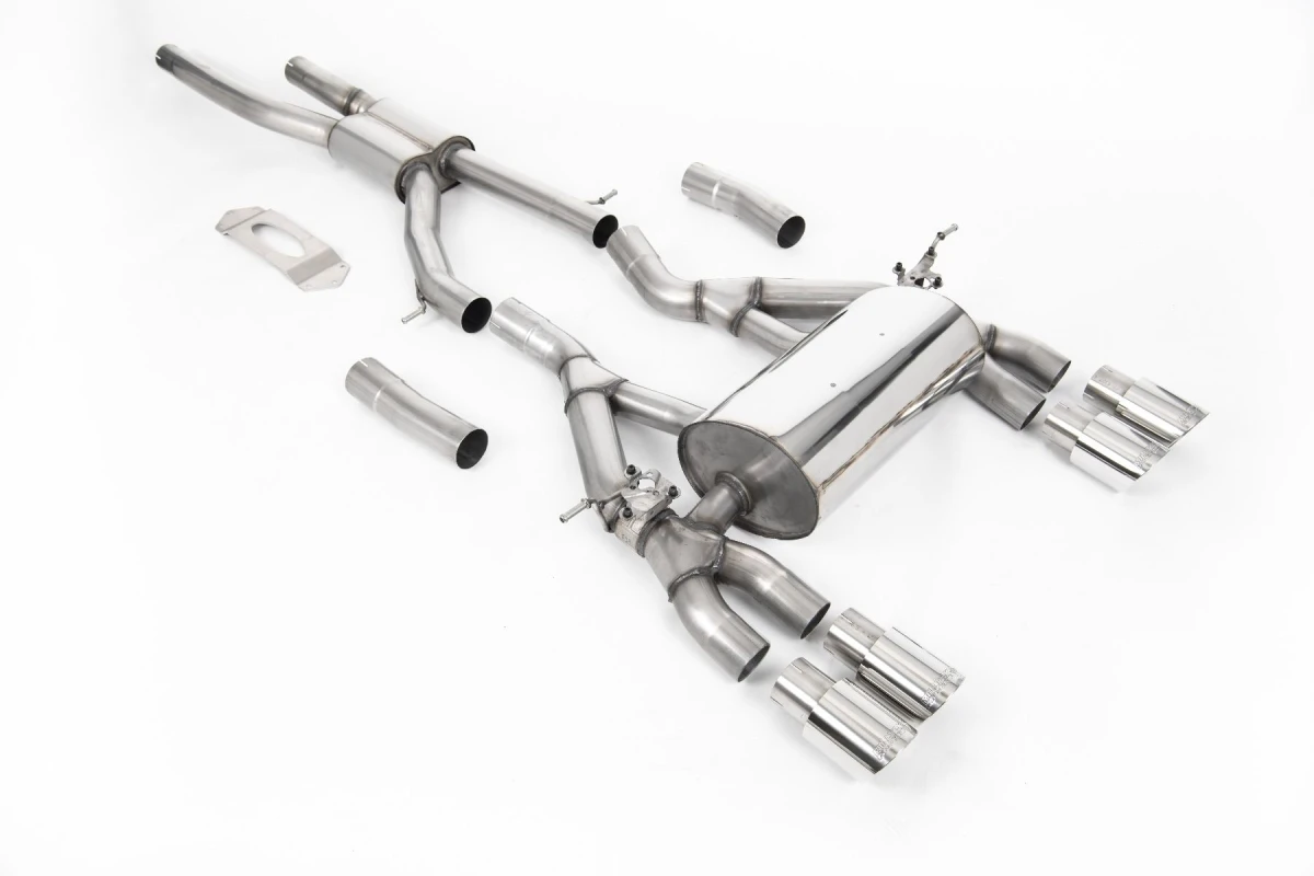 MILLTEK SPORT AUSPUFFANLAGE PASSEND FÜR BMW M3 F80 & M4 F82 (Ohne OPF) - Aerowerk.