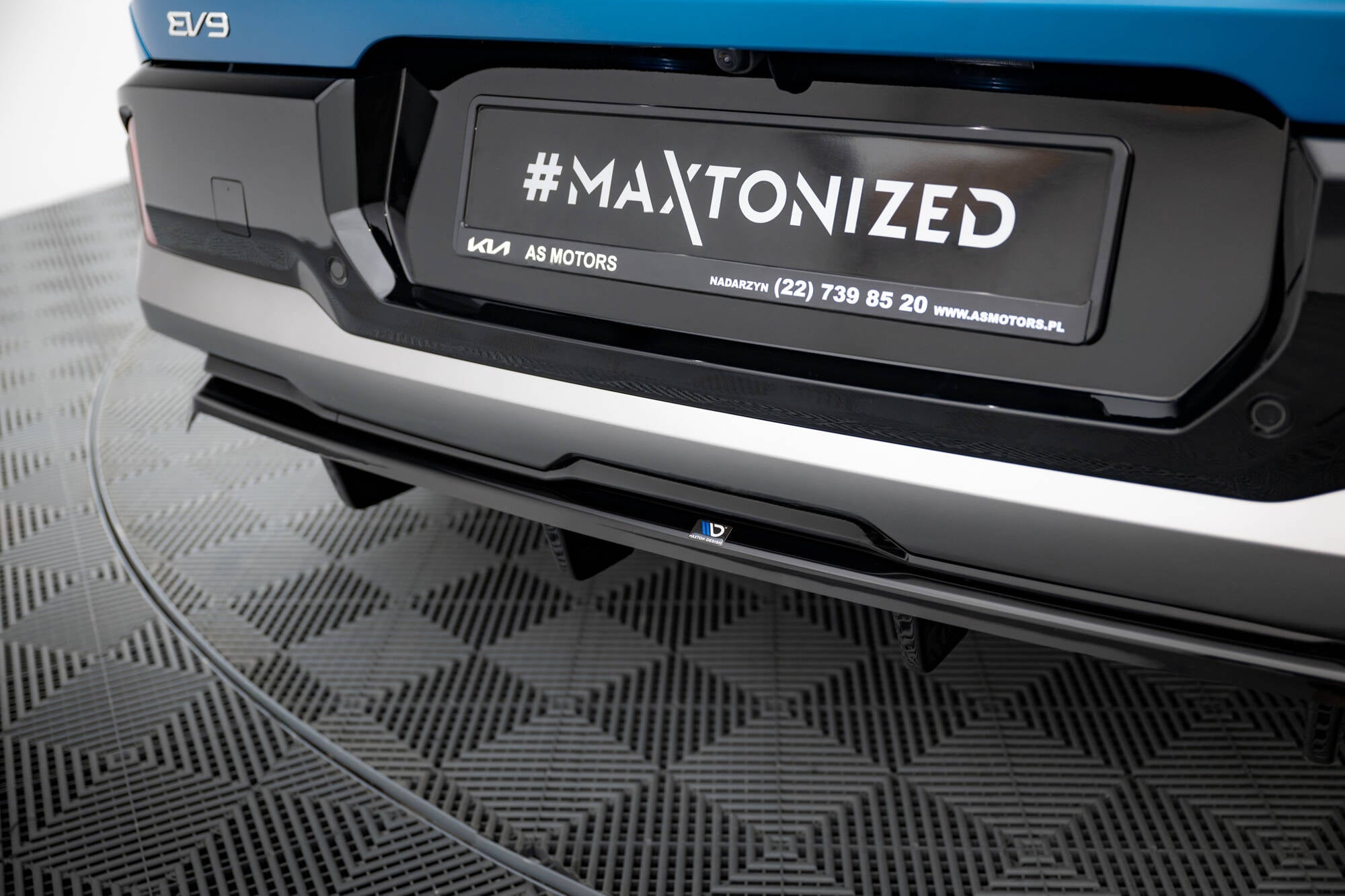 Maxton Design - Mittlerer Cup Diffusor DTM Look Heck Ansatz für Kia EV9 GT - Line Mk1 - Aerowerk.