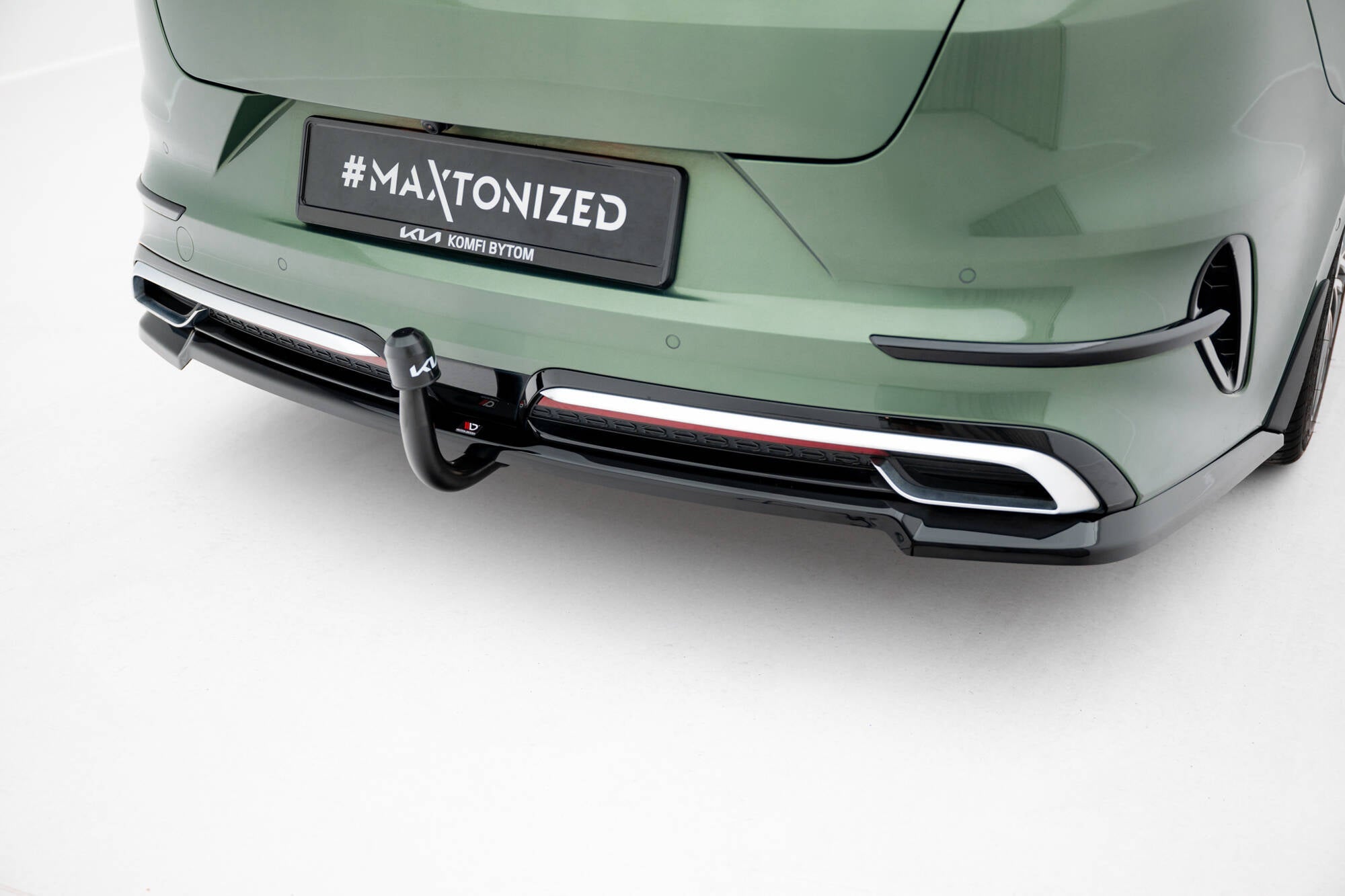 Maxton Design - Mittlerer Cup Diffusor DTM Look Heck Ansatz für Kia Proceed GT - Line Mk1 Facelift - Aerowerk.