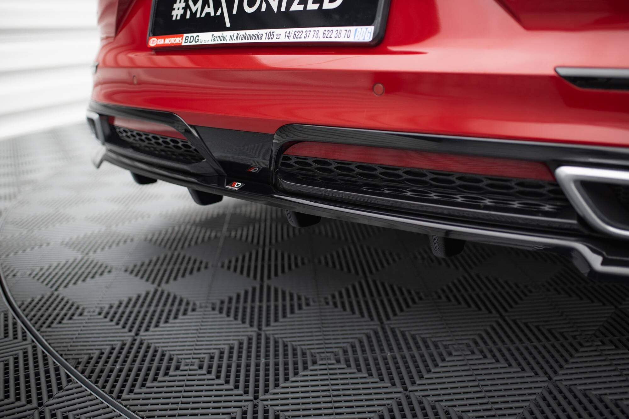 Maxton Design - Mittlerer Cup Diffusor DTM Look Heck Ansatz für Kia ProCeed GT - Line Mk1 - Aerowerk.