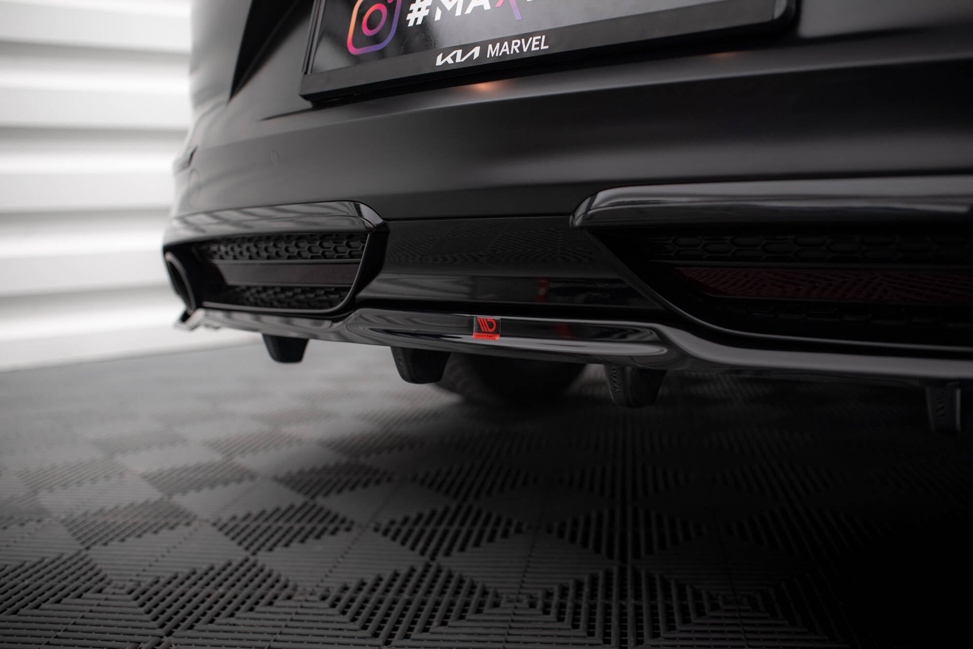 Maxton Design - Mittlerer Cup Diffusor DTM Look Heck Ansatz für Kia Proceed GT Mk1 Facelift - Aerowerk.