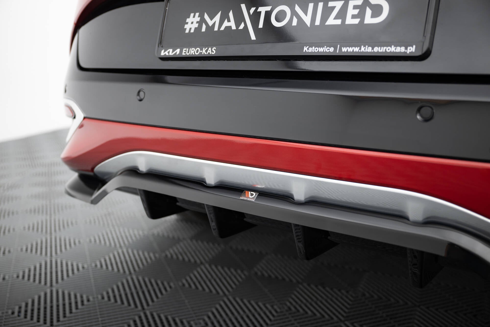 Maxton Design - Mittlerer Cup Diffusor DTM Look Heck Ansatz für Kia Sportage GT - Line Mk5 - Aerowerk.