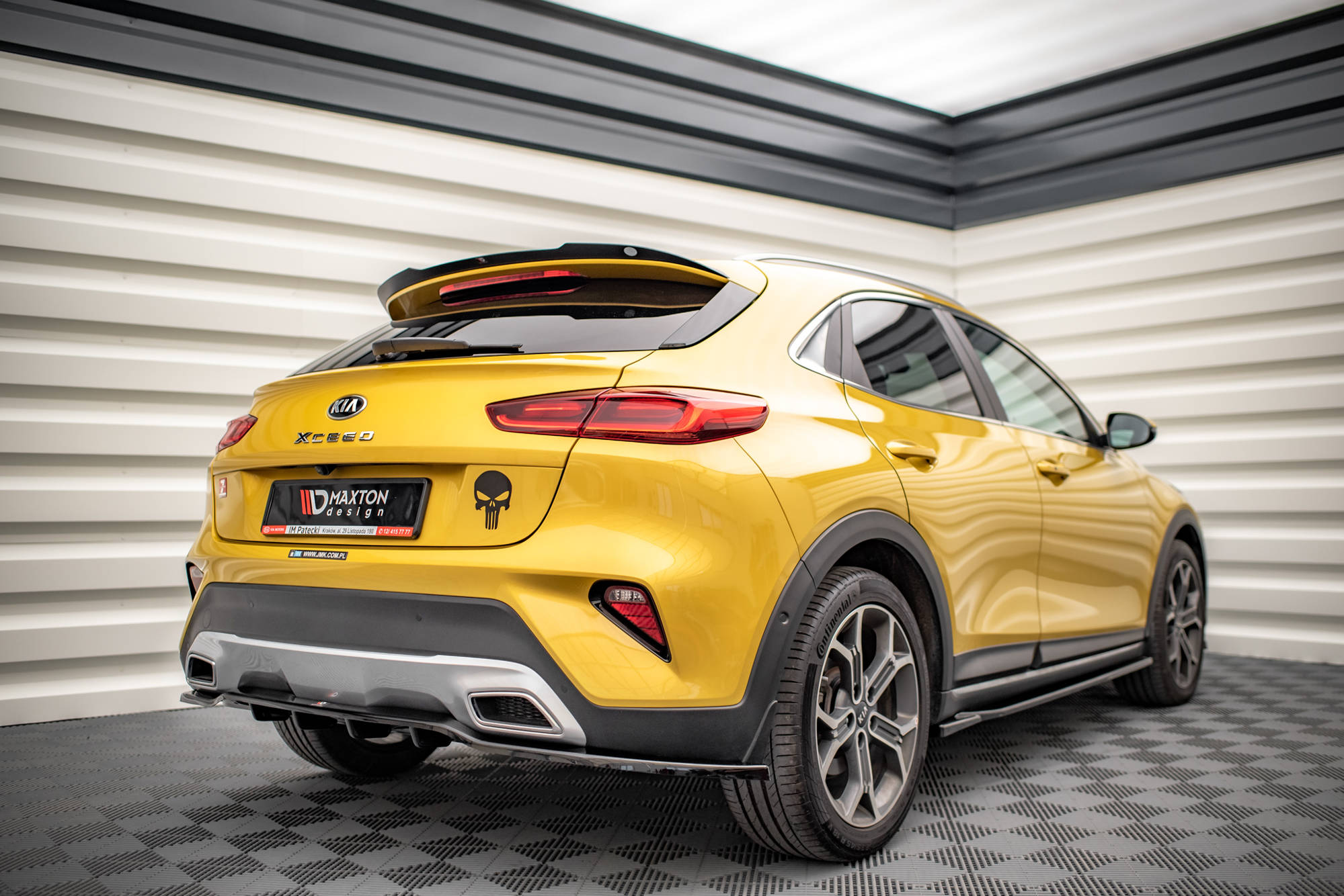 Maxton Design - Mittlerer Cup Diffusor DTM Look Heck Ansatz für Kia XCeed Mk1 - Aerowerk.