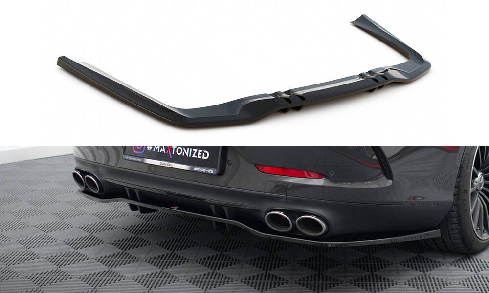 Maxton Design - Mittlerer Cup Diffusor DTM Look Heck Ansatz für Mercedes - AMG 53 4 Door Coupe - Aerowerk.