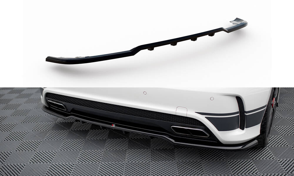 Maxton Design - Mittlerer Cup Diffusor DTM Look Heck Ansatz für Mercedes - Benz A45 AMG W176 - Aerowerk.