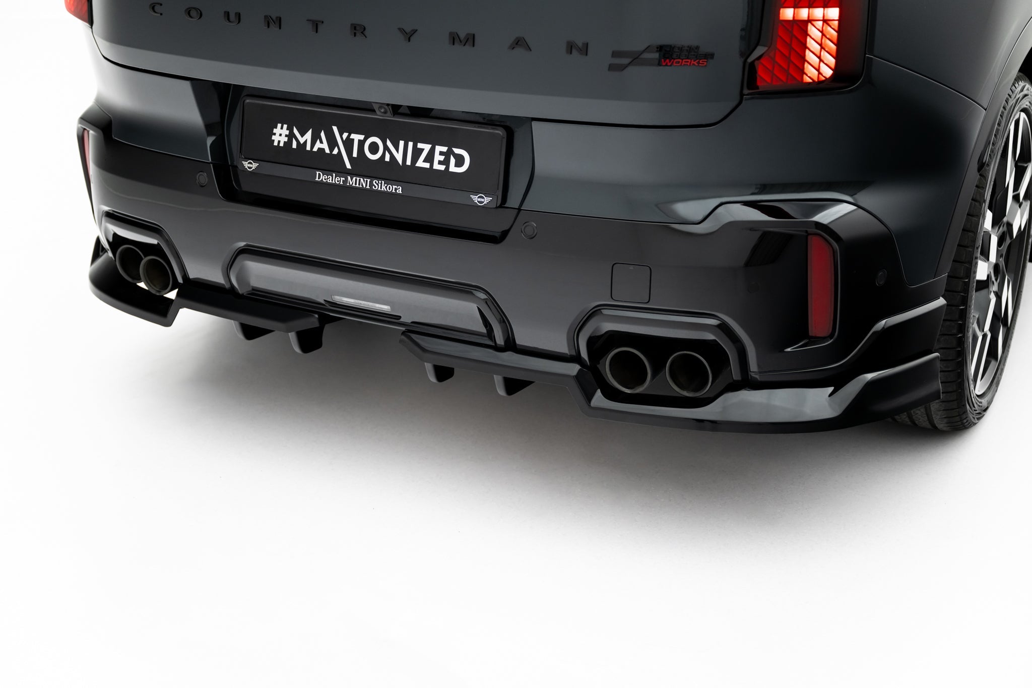 Maxton Design - Mittlerer Cup Diffusor DTM Look Heck Ansatz für Mini Countryman JCW U25 - Aerowerk.