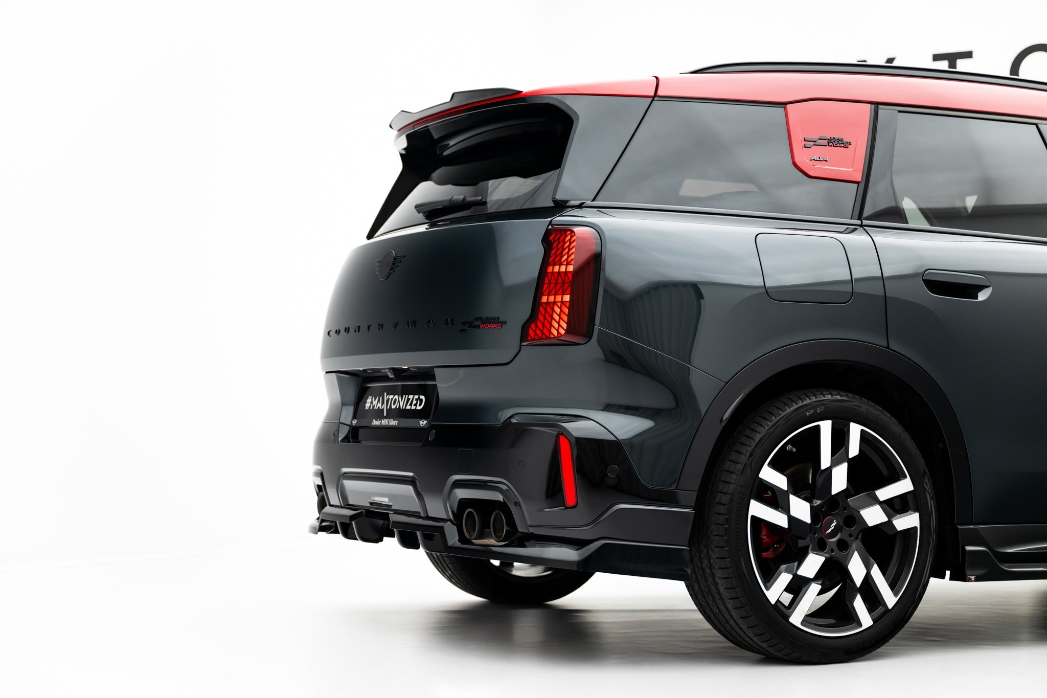Maxton Design - Mittlerer Cup Diffusor DTM Look Heck Ansatz für Mini Countryman JCW U25 - Aerowerk.