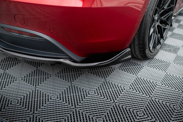 Mittlerer Cup Diffusor Heck Ansatz DTM Look V.2 für Tesla Model 3 Project HighlandFL