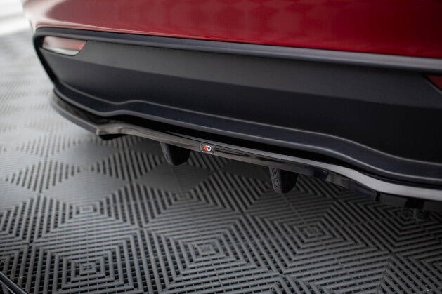 Mittlerer Cup Diffusor Heck Ansatz DTM Look V.2 für Tesla Model 3 Project HighlandFL