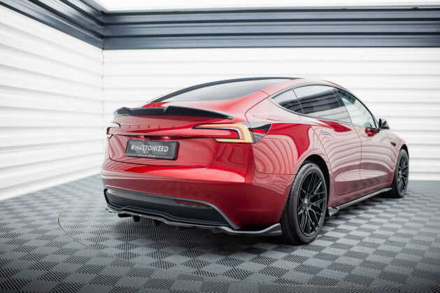 Mittlerer Cup Diffusor Heck Ansatz DTM Look V.2 für Tesla Model 3 Project HighlandFL