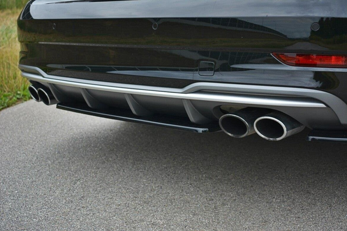 Mittlerer Cup Diffusor Heck Ansatz für Audi S3 8V FL Hatchback / Sportback / Limousine