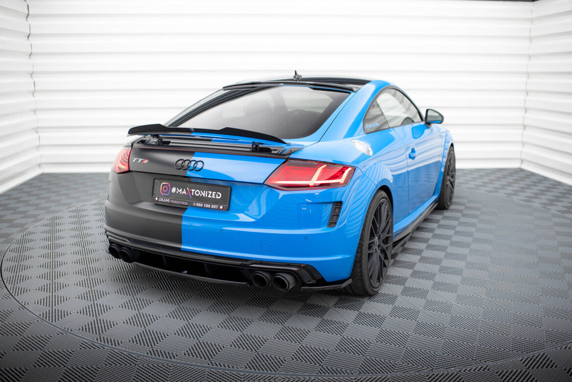 Mittlerer Cup Diffusor Heck Ansatz für Audi TT S 8S FL