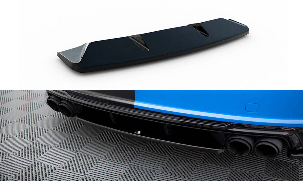 Mittlerer Cup Diffusor Heck Ansatz für Audi TT S 8S FL