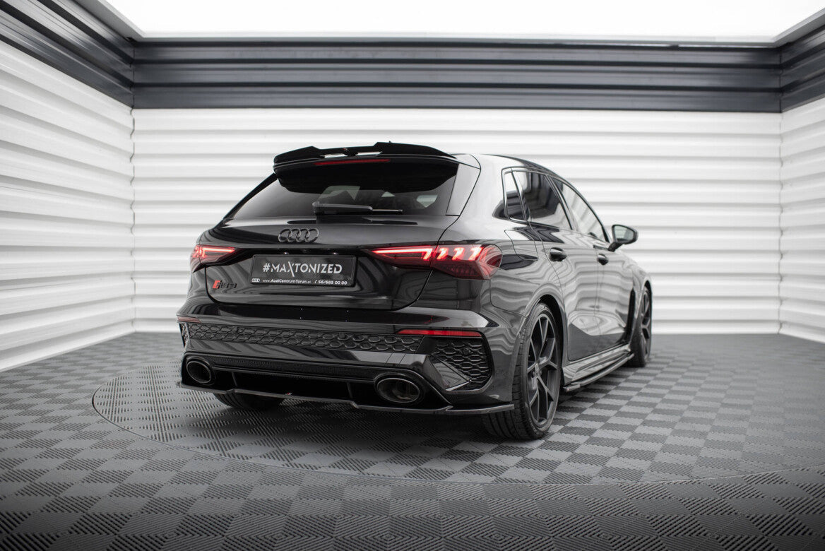 Mittlerer Cup Diffusor Heck Ansatz für Audi RS3 Sportback 8Y - Aerowerk.