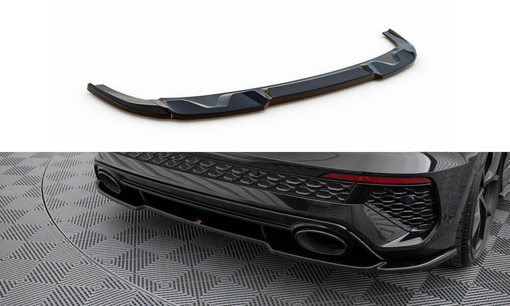Mittlerer Cup Diffusor Heck Ansatz für Audi RS3 Sportback 8Y - Aerowerk.