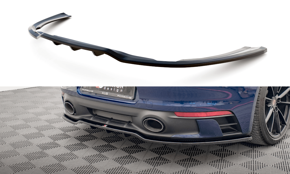 Maxton Design - Mittlerer Cup Diffusor V1 DTM Look Heck Ansatz für Porsche 911 Carrera Aero / Carrera GTS 992 - Aerowerk.
