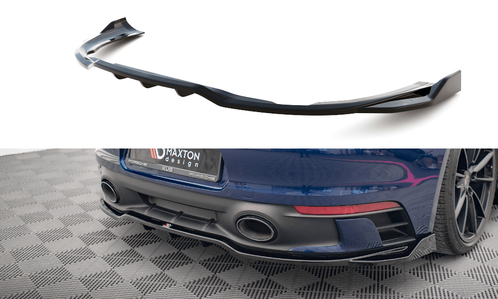Maxton Design - Mittlerer Cup Diffusor V2 DTM Look Heck Ansatz für Porsche 911 Carrera Aero / Carrera GTS 992 - Aerowerk.