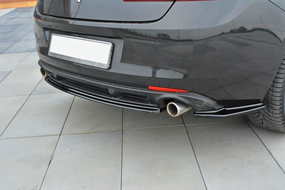 Maxton Design - Mittlerer Diffusor Heck Ansatz für Renault Laguna mk 3 Coupe schwarz matt - Aerowerk.