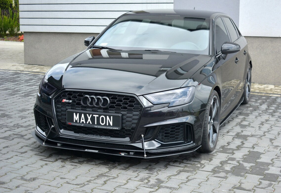 Racing Cup Spoilerlippe Front Ansatz V.1 für Audi RS3 8V FL Sportback