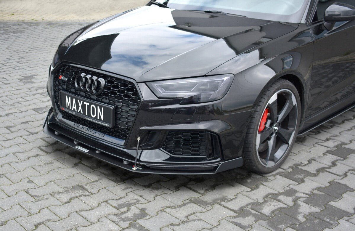 Racing Cup Spoilerlippe Front Ansatz V.2 für Audi RS3 8V FL Sportback