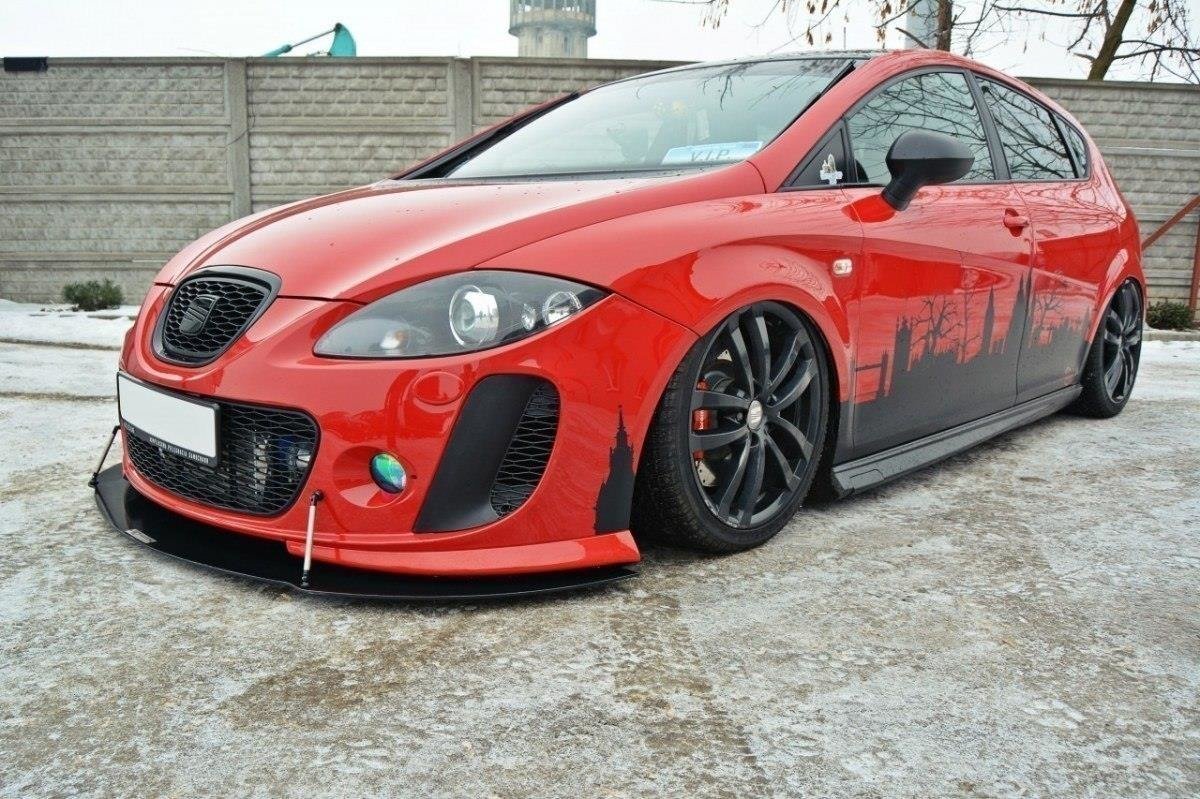 Maxton Design - Racing Frontlippe V2 für SEAT LEON MK2 MS DESIGN - Aerowerk.