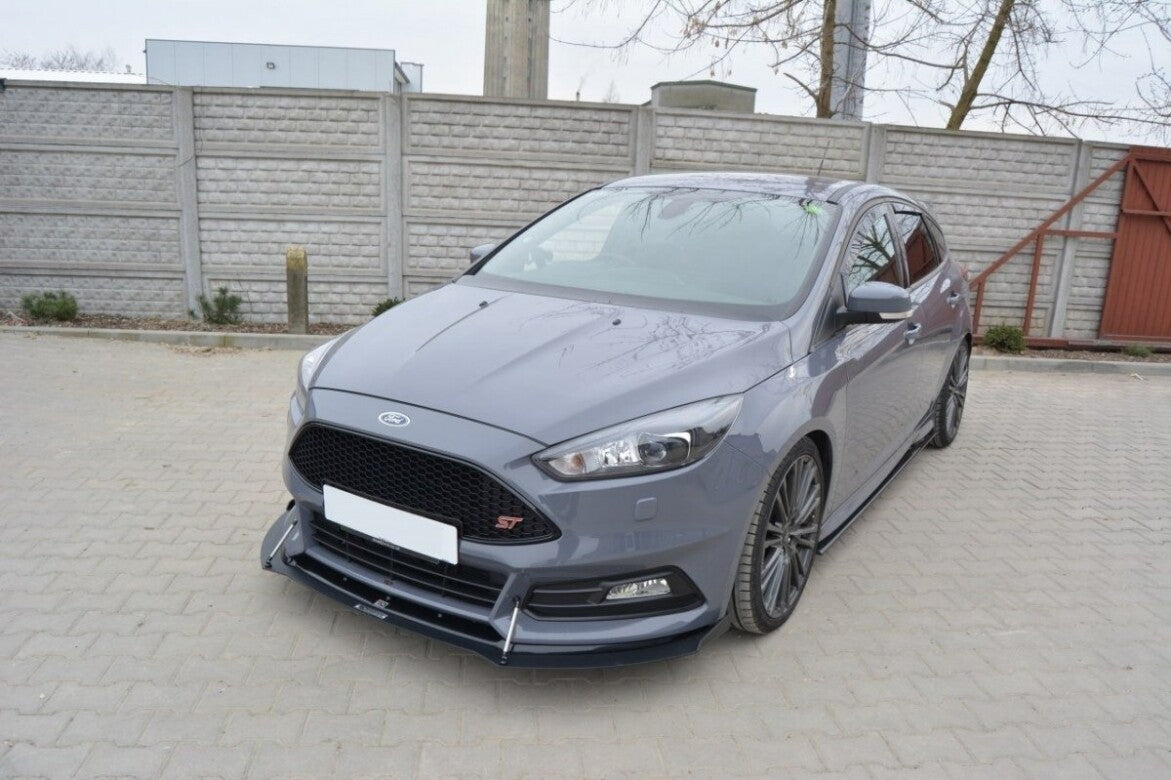 Racing Hybrid Cup Spoilerlippe Front Ansatz V.2 für Ford Focus ST Mk3 FL - Aerowerk.