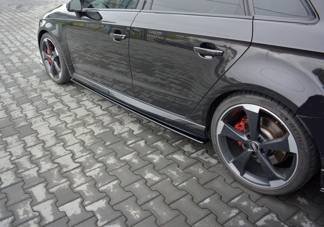 Seitenschweller Ansatz Cup Leisten für Audi RS3 8V FL Sportback