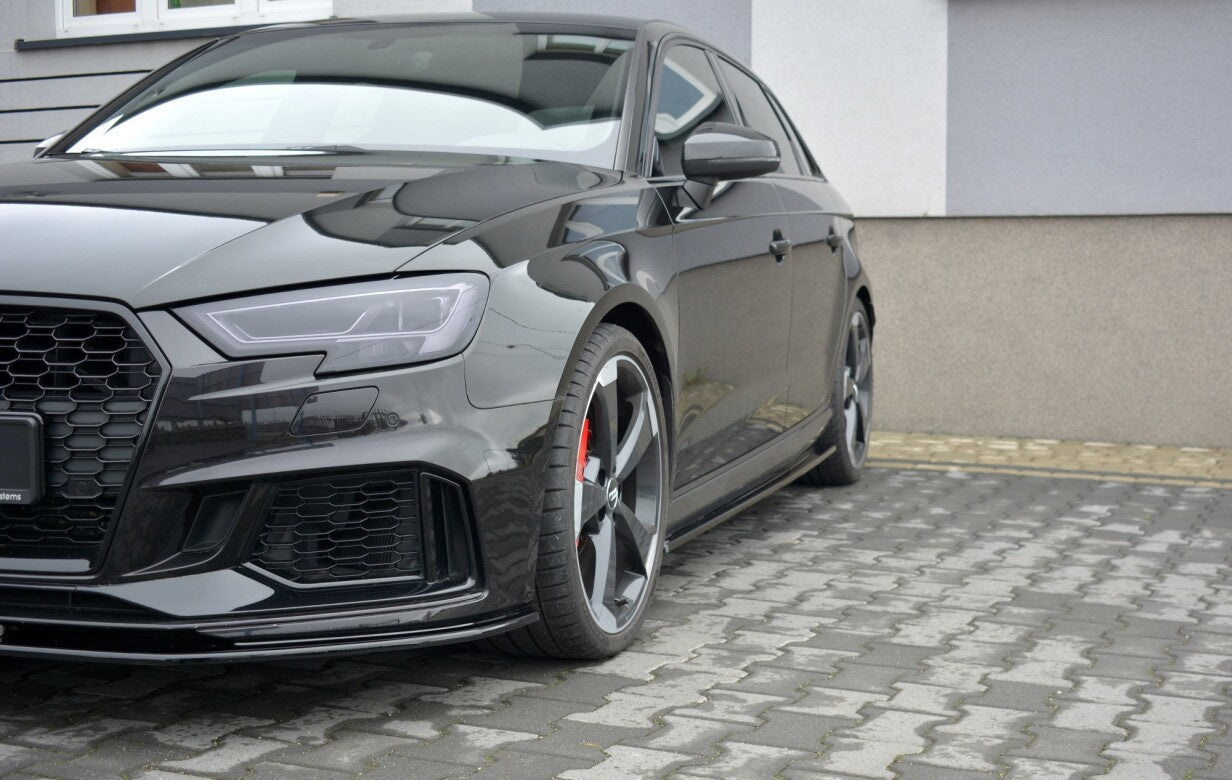 Seitenschweller Ansatz Cup Leisten für Audi RS3 8V FL Sportback