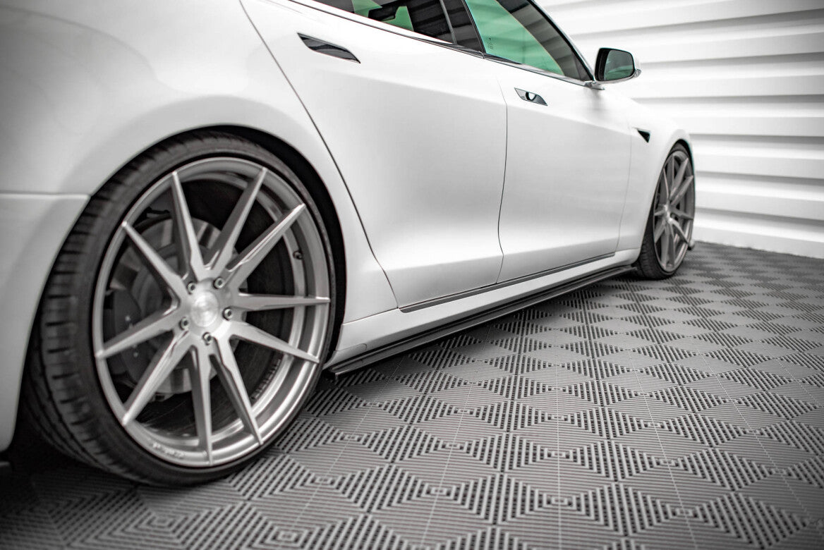 Seitenschweller Ansatz Cup Leisten für Tesla Model S FL