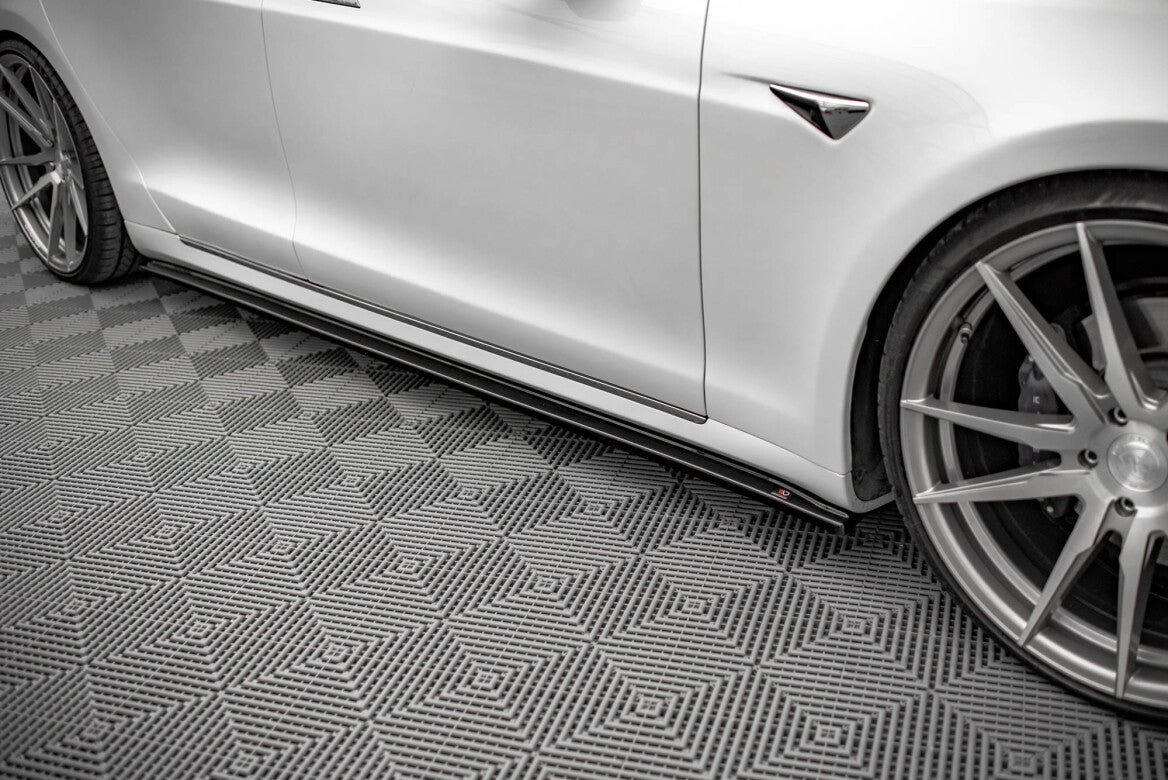 Seitenschweller Ansatz Cup Leisten für Tesla Model S FL