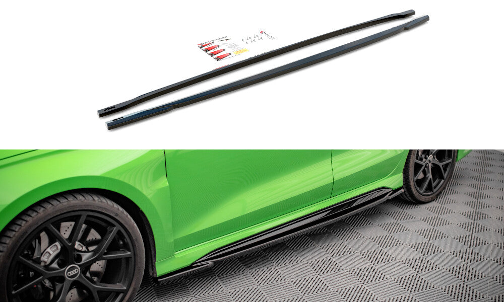 Seitenschweller Ansatz Cup Leisten für Audi RS3 Limousine 8Y - Aerowerk.