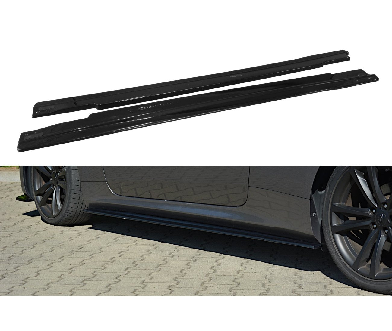 Seitenschweller Ansatz Cup Leisten für Hyundai Genesis Coupe - Aerowerk.