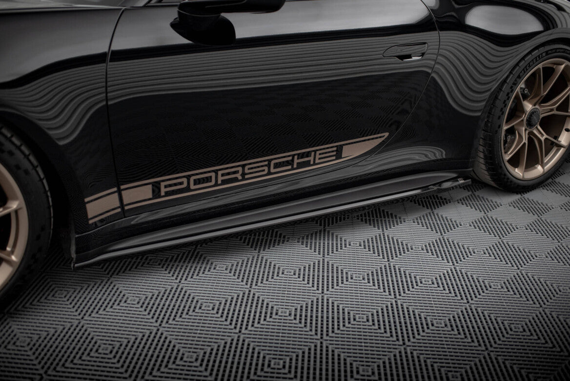 Seitenschweller Ansatz Cup Leisten für Porsche 911 992 GT3 - Aerowerk.