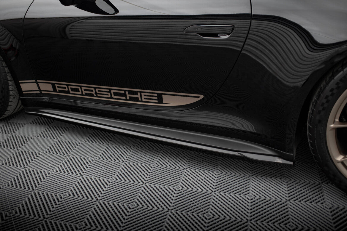 Seitenschweller Ansatz Cup Leisten für Porsche 911 992 GT3 - Aerowerk.
