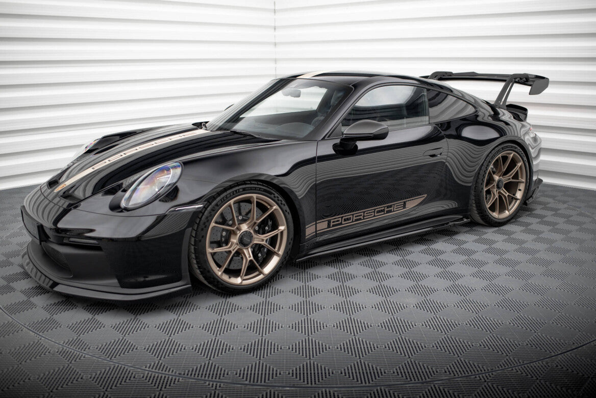 Seitenschweller Ansatz Cup Leisten für Porsche 911 992 GT3 - Aerowerk.
