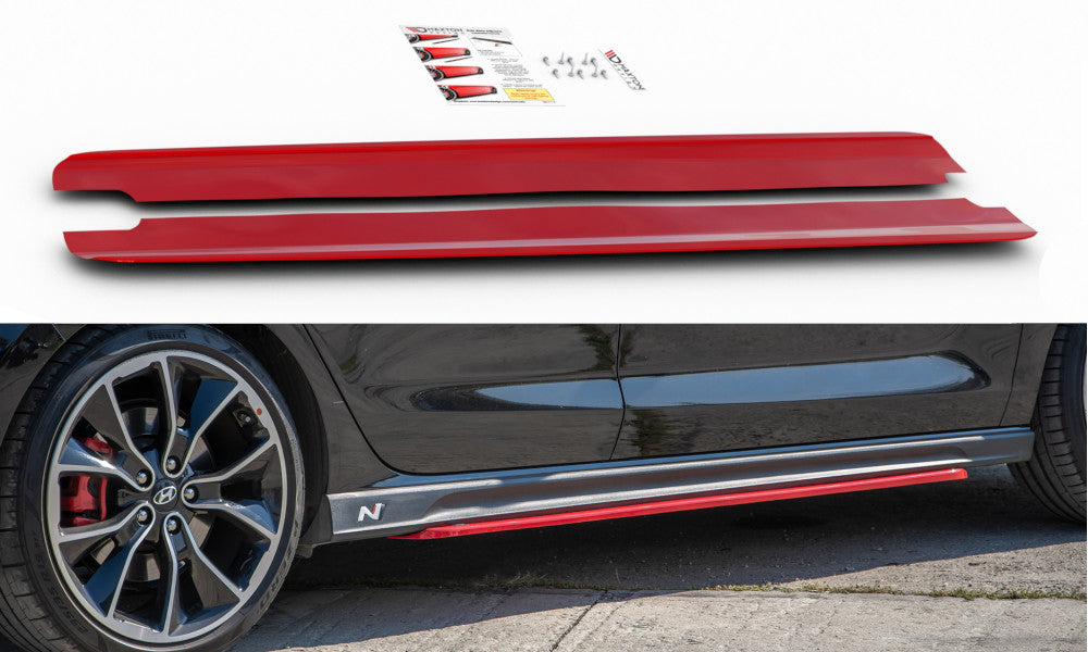 Seitenschweller Ansatz Cup Leisten V.2 für Hyundai I30 N - Aerowerk.