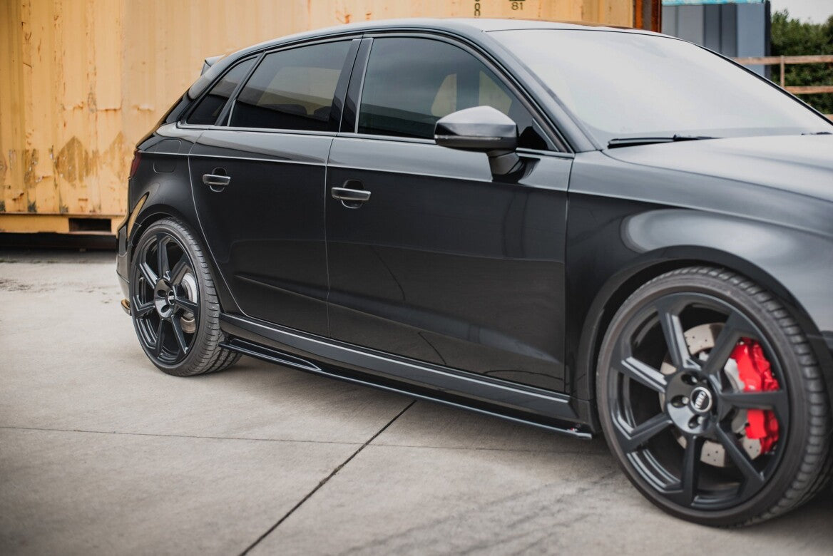 Seitenschweller Ansatz Cup Leisten V.2 für Audi RS3 8V Sportback Facelift