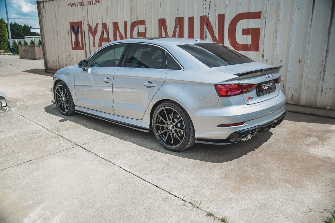 Seitenschweller Ansatz Cup Leisten V.2 für Audi S3 / A3 S-Line Limousine 8V Facelift
