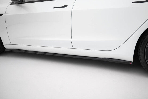 Seitenschweller Ansatz Cup Leisten V.2 für Tesla Model 3 Performance Mk1 FL