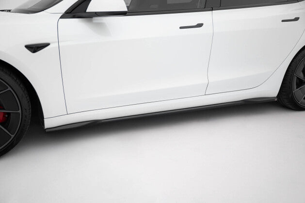 Seitenschweller Ansatz Cup Leisten V.2 für Tesla Model 3 Performance Mk1 FL