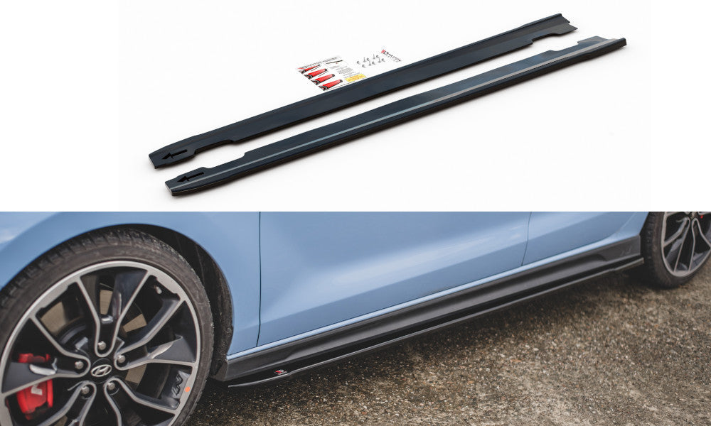 Seitenschweller Ansatz Cup Leisten V.4 für Hyundai I30 N + Facelift