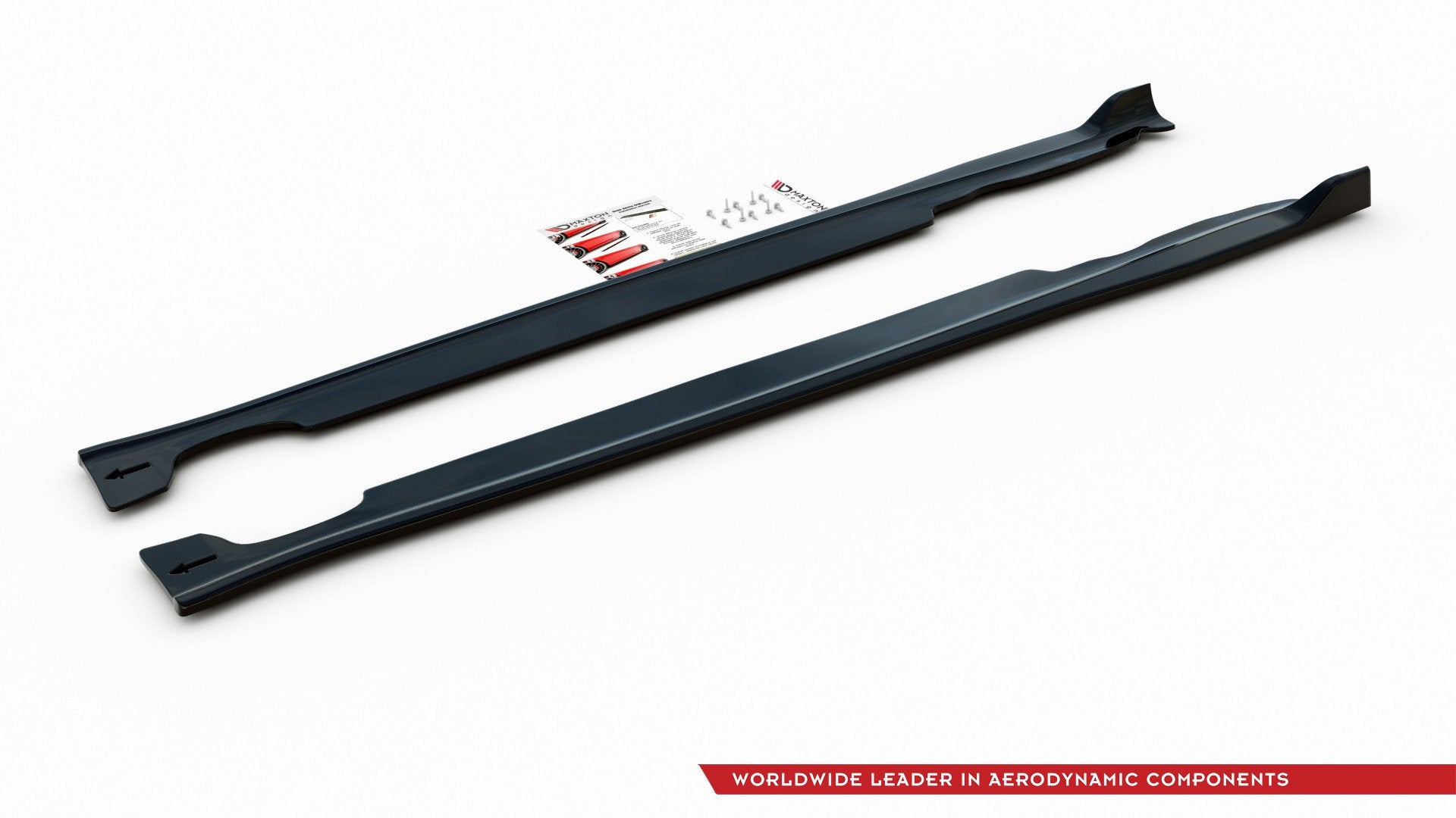 Maxton Design - Seitenschweller Ansatz für Mini Countryman Mk1 JCW schwarz matt - Aerowerk.