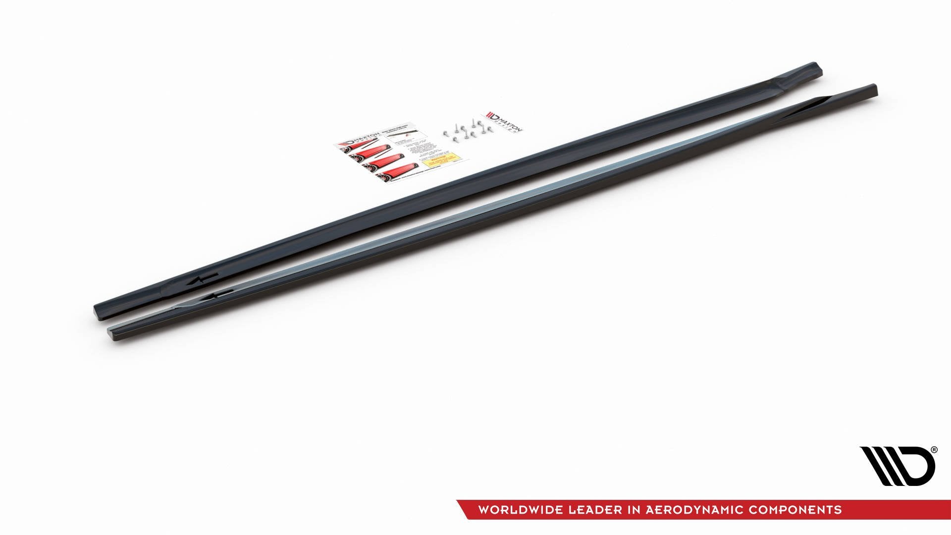 Maxton Design - Seitenschweller Ansatz für Mini Countryman Mk2 F60 JCW schwarz matt - Aerowerk.