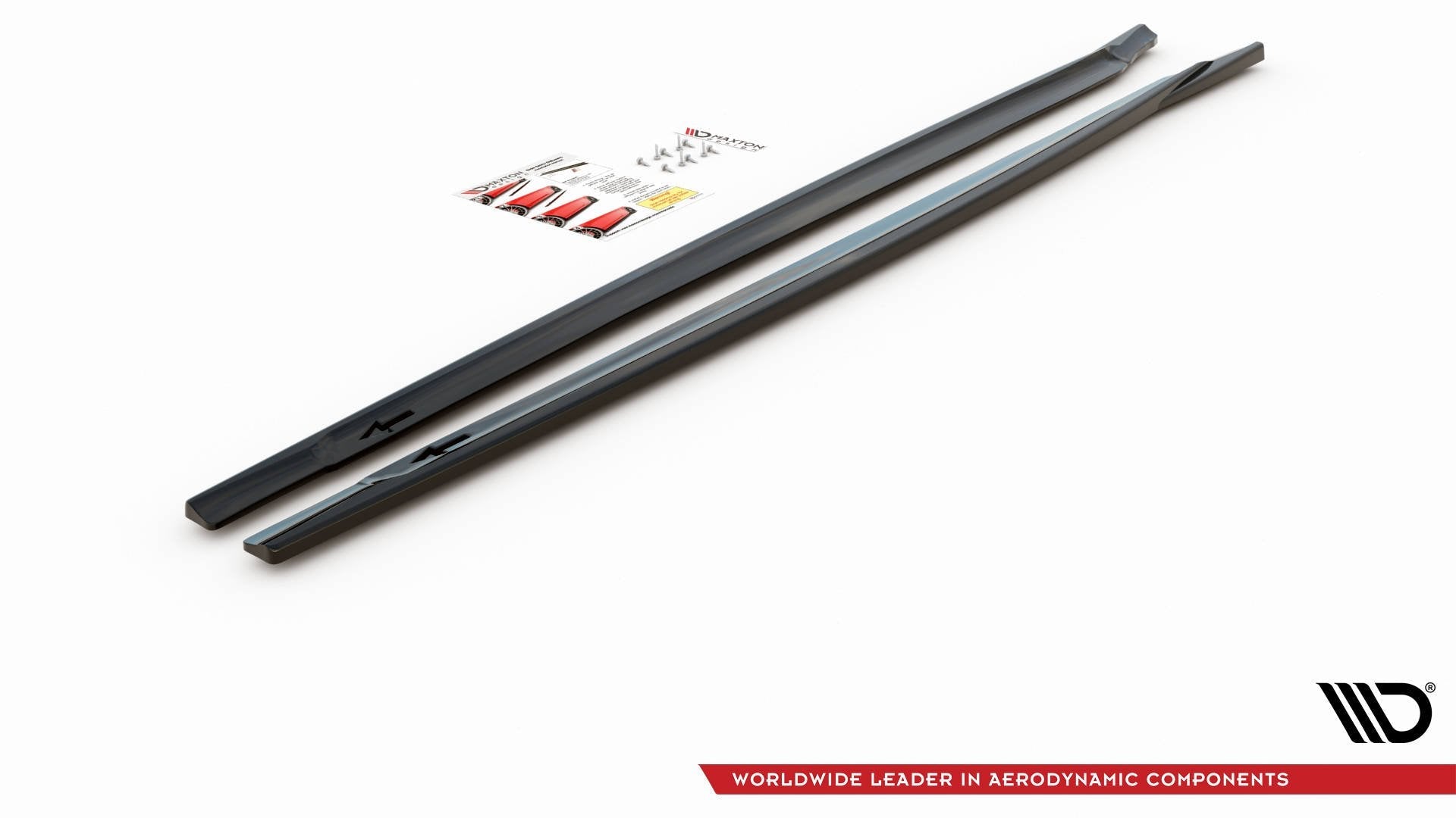Maxton Design - Seitenschweller Ansatz für Mini Countryman Mk2 F60 JCW schwarz matt - Aerowerk.