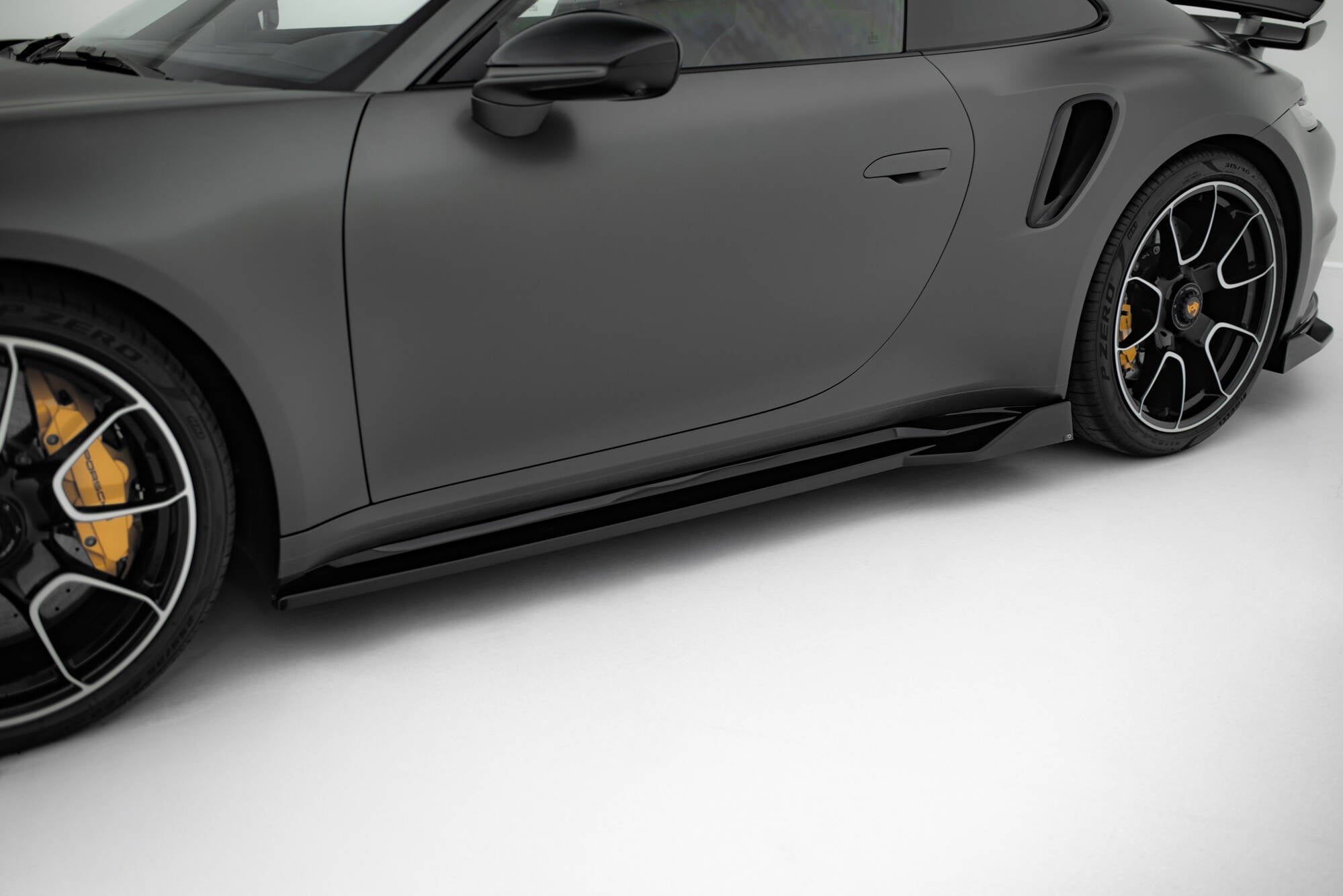 Maxton Design - Seitenschweller Ansatz für Porsche 911 Turbo S Sport Package 992 - Aerowerk.
